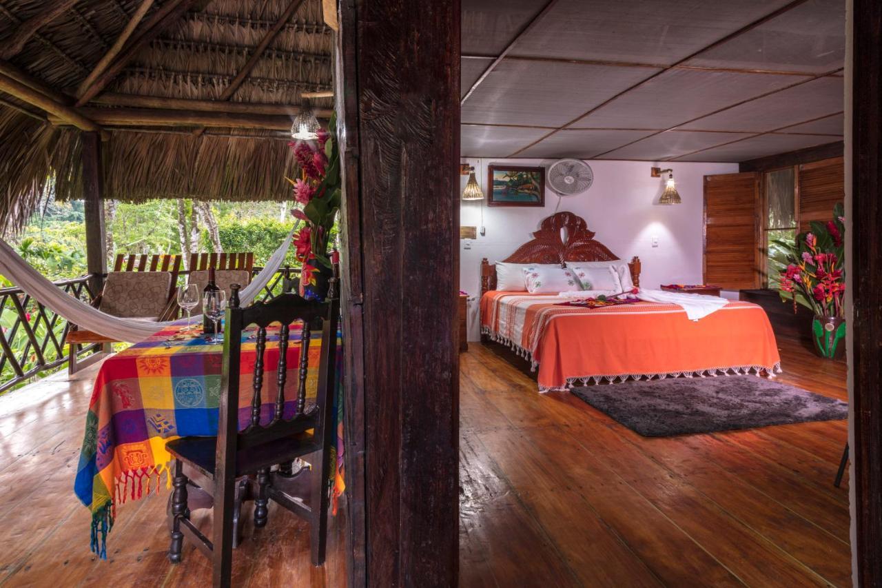 Las Guacamayas Lodge Resort, Selva Lacandona, Chiapas Mexico Tlatizapán Buitenkant foto