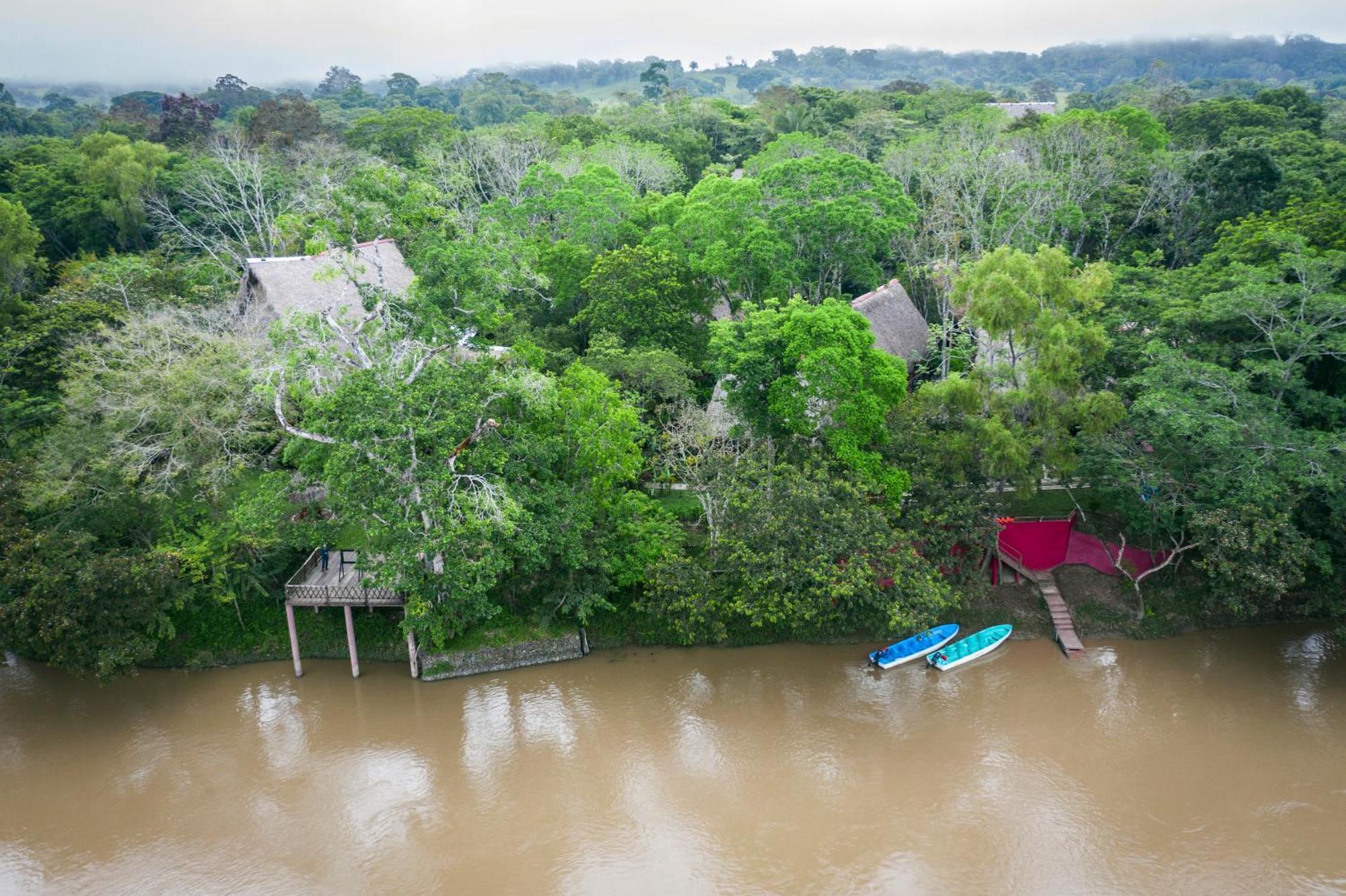 Las Guacamayas Lodge Resort, Selva Lacandona, Chiapas Mexico Tlatizapán Buitenkant foto