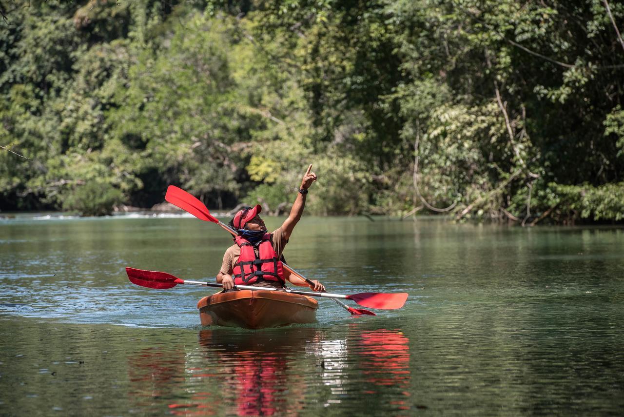 Las Guacamayas Lodge Resort, Selva Lacandona, Chiapas Mexico Tlatizapán Buitenkant foto
